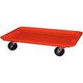 Mfg Tray Molded Fiberglass Toteline Dolly 780538 for 24-3/8" x 14-7/8" x 8" Tote, Red 7805385280